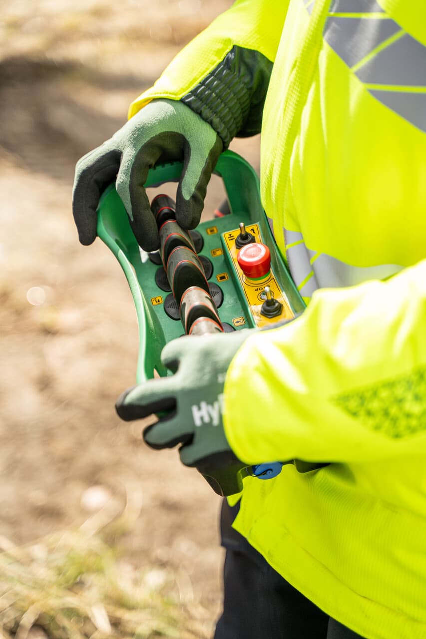 Żuraw Befard zdalne sterowanie