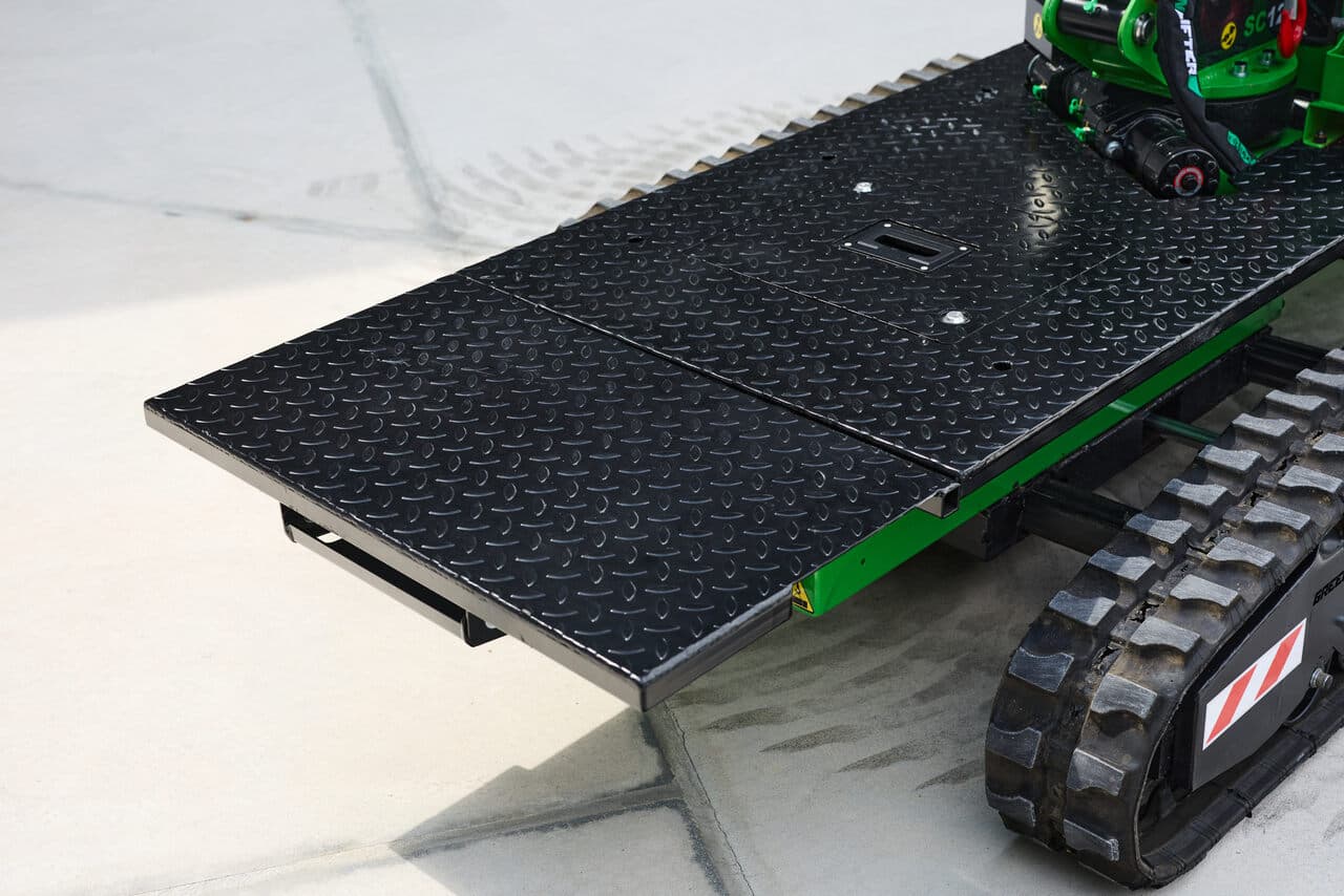 Przedłużenie podestu do transportu w maszynie XM1200