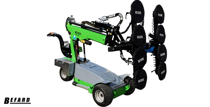 Roboter für die Glasmontage