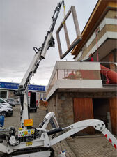 Fully remote controlled mini crawler crane