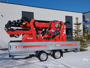 radio controlled crane on trailer